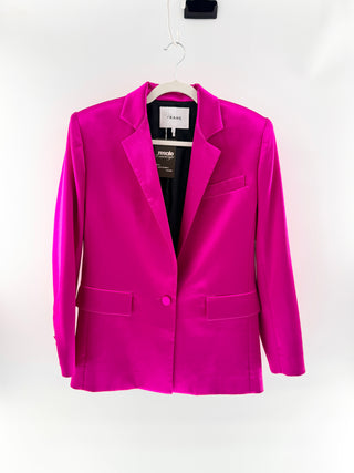 Frame satin set blazer and mini skirt, top XS / bottom 4