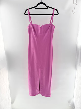 Alexis sleeveless maxi faux leather dress, S