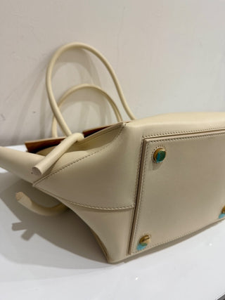Proenza Schouler Pipe Leather Top-Handle Tote Bag Cream Women's Large