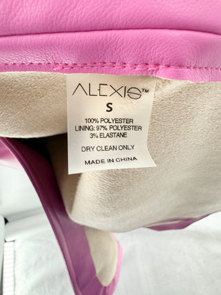 Alexis sleeveless maxi faux leather dress, S