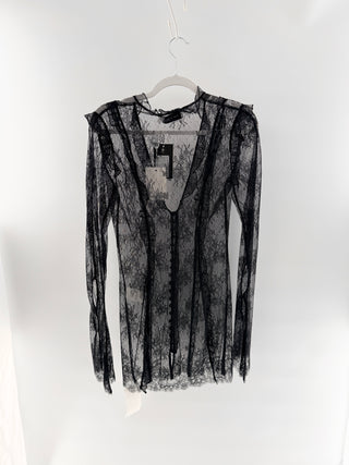 Rat & Boa luana mini lace dress, S