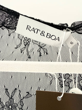 Rat & Boa luana mini lace dress, S