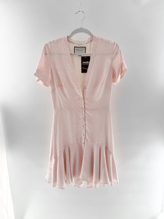Alexis Mini dress with polka dots, s