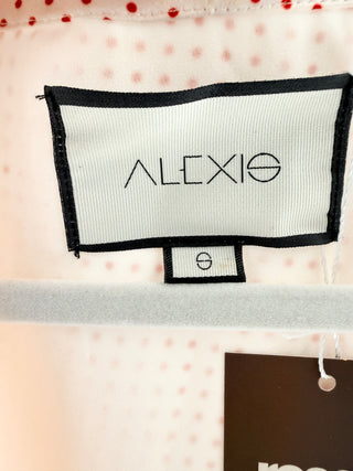Alexis Mini dress with polka dots, s