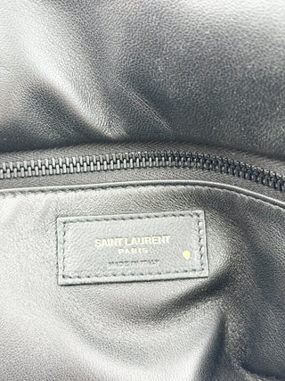 Saint Laurent large quilted lambskin puffer tote bag