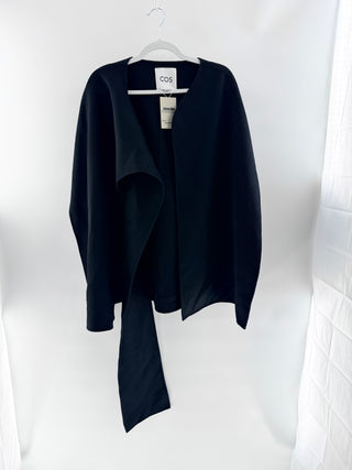 COS wool and cashmere blend poncho, one size