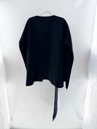COS wool and cashmere blend poncho, one size