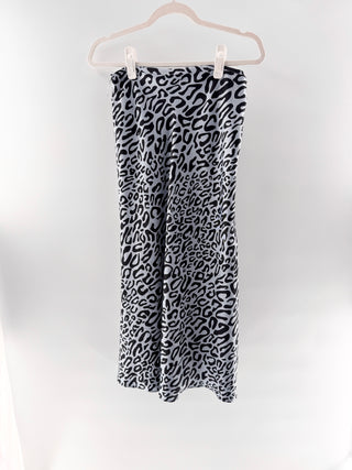 Rebecca Minkoff animal print silky maxi skirt, 2