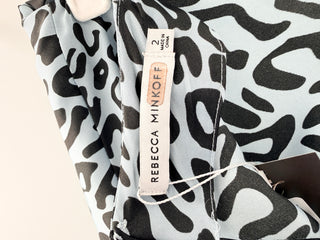 Rebecca Minkoff animal print silky maxi skirt, 2