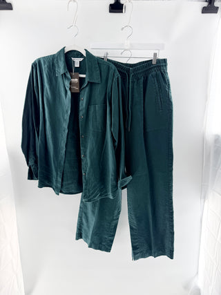 Athleta 3 piece linen set, S