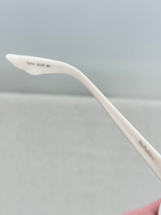 Christian Dior Pondichery 1 Beige White Frame Brown Gradient Cateye Sunglass