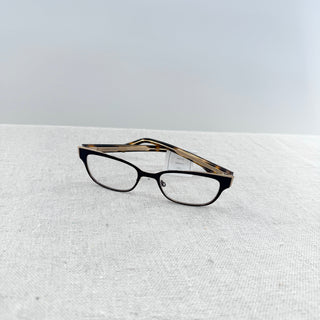 Christian Dior Black Tortoise Metal and Acetate Optical Frames Eyeglasses