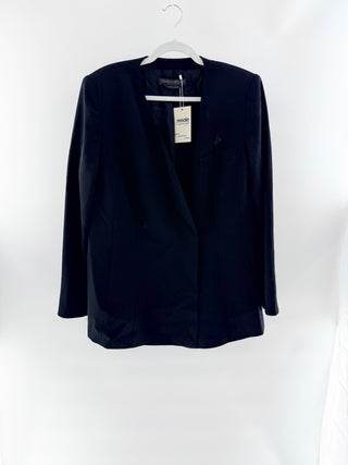 Marina Rinaldi blazer without lapels, US 16