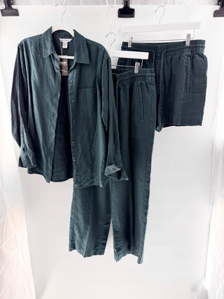 Athleta 3 piece linen set, S