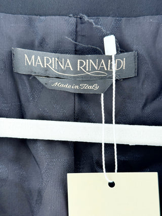 Marina Rinaldi blazer without lapels, US 16