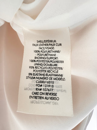 Alice & Olivia faux leather mini skirt, 2