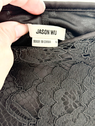 Jason Wu lace set top and midi skirt, 6