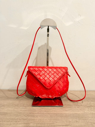 Bottega Veneta intreciatto cross body bag leather