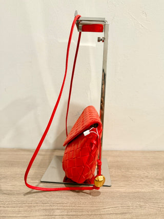 Bottega Veneta intreciatto cross body bag leather