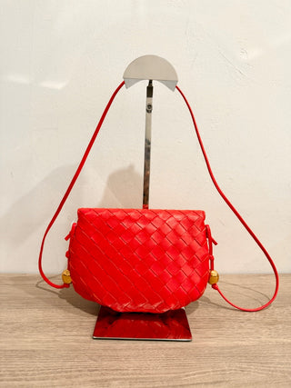 Bottega Veneta intreciatto cross body bag leather