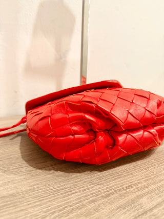 Bottega Veneta intreciatto cross body bag leather