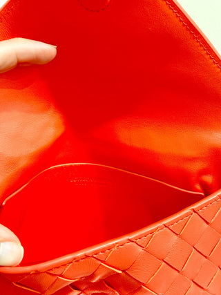 Bottega Veneta intreciatto cross body bag leather