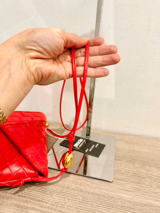 Bottega Veneta intreciatto cross body bag leather