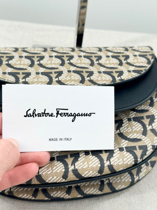 Ferragamo gancini cross body bag