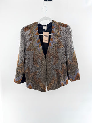 haute hippie beaded silk jacket, S/M