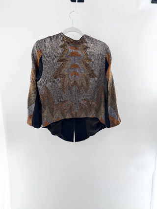 haute hippie beaded silk jacket, S/M