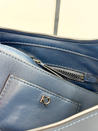 Donna Karan cross body leather bag