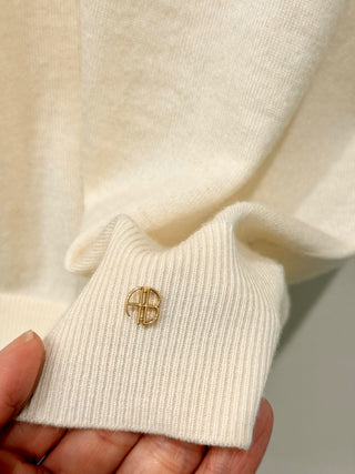 Anine Bing wool cashmere blend top, S