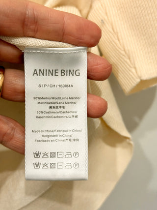 Anine Bing wool cashmere blend top, S