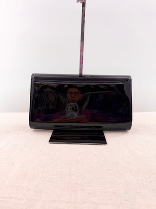 Louis Vuitton patent leather louise clutch bag