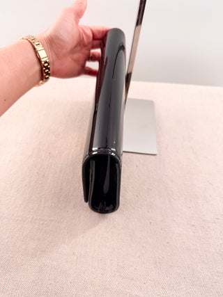 Louis Vuitton patent leather louise clutch bag