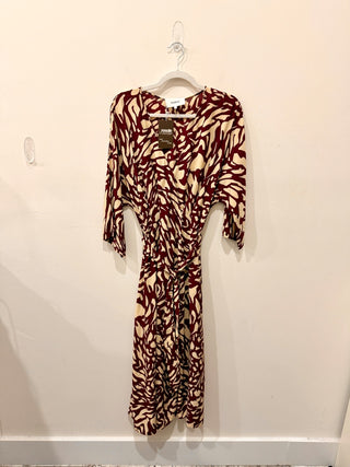 Ba&Sh viscose pattern midi dres, 2 US