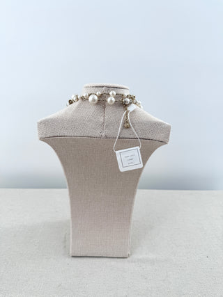 Chanel long vintage necklace with crystals and bows
