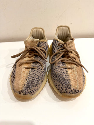 Yeezy Boost 350 V2 "Ash Pearl" Primeknit Athletic Lace Up Sneakers Men's Size 7