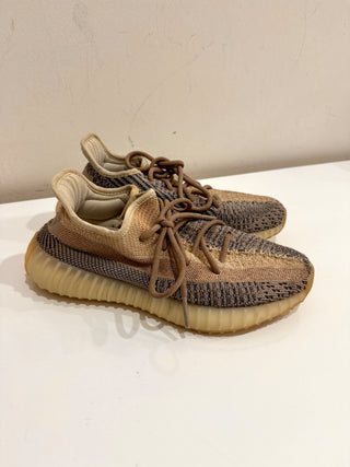 Yeezy Boost 350 V2 "Ash Pearl" Primeknit Athletic Lace Up Sneakers Men's Size 7