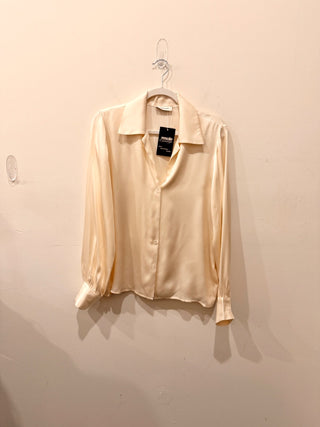 Anine Bing 100% silk button down shirt, M