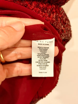 Trina Turk sequin kimono top, M/L