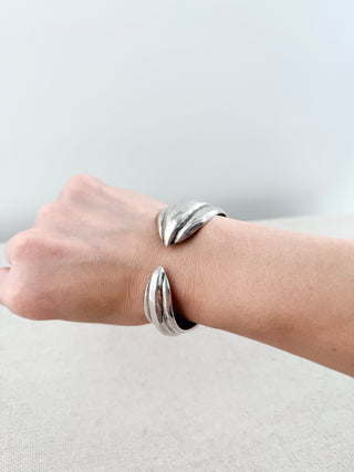 Uno de 50 chunky silver bracelet