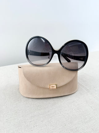 Chloe vintage round shape sunglasses CE 722 S