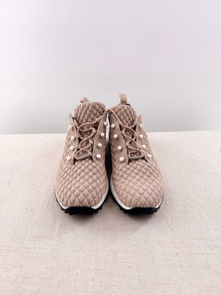 Jimmy Choo veles faux Pearl knit sneakers, 40