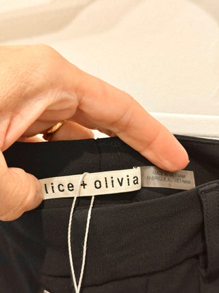 Alice & Olivia pleated wide leg pants, 0