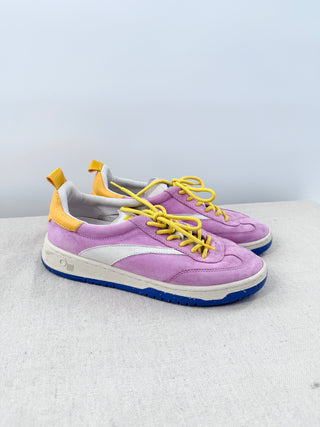 Oncept Panama Stadium Suede Low-Top Sneakers Orchid Yellow Women's Size 8