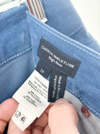 Veronica Beard corduroy boot cut pant jeans, 28