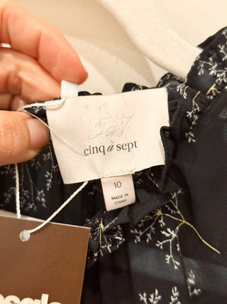 Cinq a sept ruffle maxi dress, 10