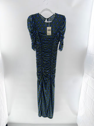 Free People ruched long dress jersey, S
