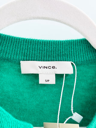 Vince cardigan sweater wool and cashmere blend, S